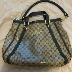 Authentic Gucci Handbag - Abbey Coated Canvas